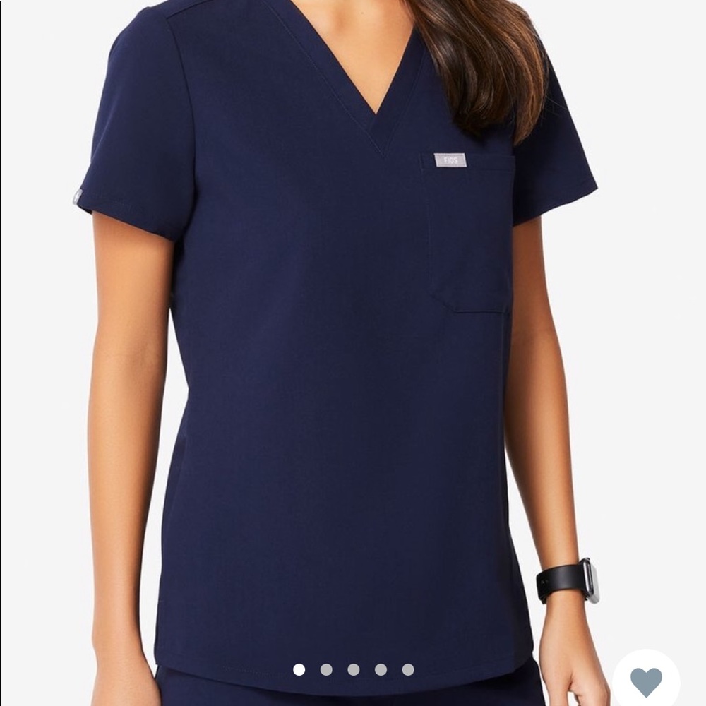 Figs- navy Catalina top